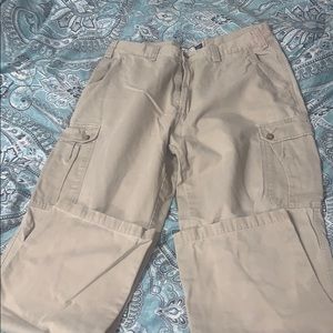 Mens Cargo Khakis 38x34